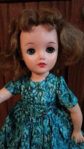 Vintage Ideal Miss Revlon Doll 1950’s All Original VT-20 20” Teal Floral Dress 海外 即決