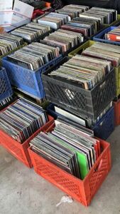 バイナル 12” SINGLES LOT OF (50) ASSORTED GRAB BOX HIP HOP DANCE 80s ロック RAP HOUSE 海外 即決