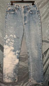 Levi's Authorized Vintage 501xx USA Made Distressed Jean's Original Sz-32x32 VTG 海外 即決