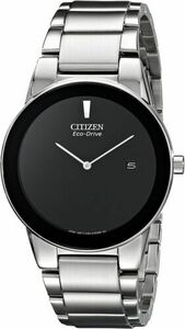 Citizen Men's AU1060-51E Axiom 40mm Black Dial Stainless Steel Watch 海外 即決