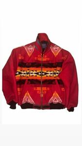 VTG 90s Pendleton Western Wear Aztec Wool Jacket XL Brand New 海外 即決