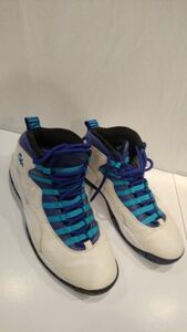 28.5cm(US10.5) - エアジョーダン 10 Retro Charlotte Hornets 海外 即決