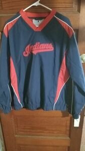 cleveland indians jacket Medium 海外 即決