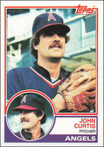 1983 Topps #777 John Curtis California Angels 海外 即決