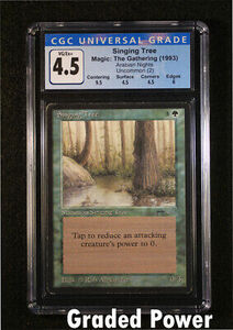 MTG Arabian Nights Singing Tree CGC 4.5 Magic the Gathering 海外 即決