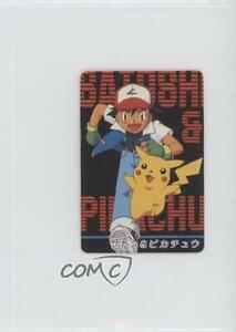 1997 Jumbo Carddass ポケモン Animation Version Ash Ketchum Pikachu (Satoshi) 0cp0 海外 即決