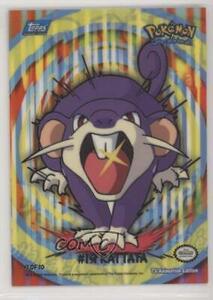 2000 ポケモン TV Animation Edition Series 2 Puzzle Back Stickers Rattata #9 1d1 海外 即決