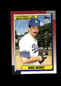 Mike Munoz - 1990 Topps Major League Debut Card #85 - Los Angeles Dodgers 海外 即決
