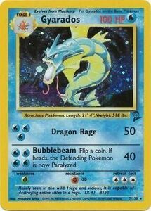 Gyarados - 7/130 - Holo NM Base Set 2 Pokemon 海外 即決