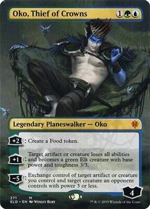 MTG Magic the Gathering Oko, Thief of Crowns (271/533) Throne of Eldraine NM 海外 即決