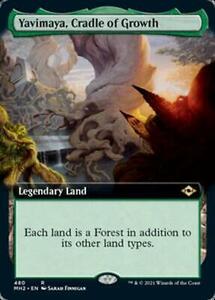 Yavimaya, Cradle of Growth (Extended Art) -Foil Light Play English MTG 海外 即決