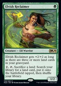 Elvish Reclaimer -Foil Light Play English MTG Magic 2020 Core Set 海外 即決