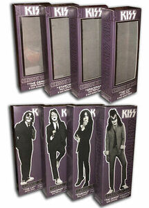 Set of 4 KISS (DRESSED TO KILL) BOXES for 8" Mego Action Figures (BOXES ONLY!) 海外 即決
