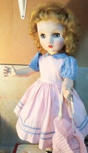 1954 24" Original Blonde Tagged Madame Alexander Winnie Walker doll 海外 即決