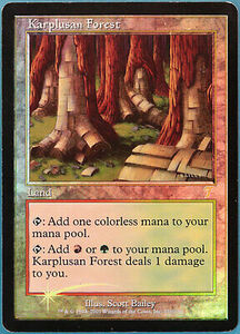 Karplusan Forest FOIL 7th Edition HEAVILY PLD Land Rare CARD (276028) ABUGames 海外 即決