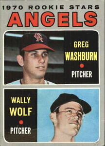 1970 Topps #74 Greg Washburn Wally Wolf ANGELS FAIR G44680 - FAIR 海外 即決
