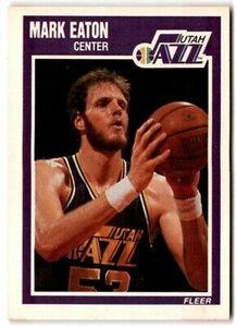 1989 Fleer Mark Eaton #152 Utah Jazz Basketball Card 海外 即決