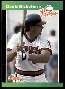 1989 Donruss The Rookies 29 Dante Bichette California Angels Baseball Card 海外 即決