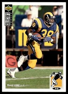 1994 Collector's Choice David Lang Los Angeles Rams #370 海外 即決