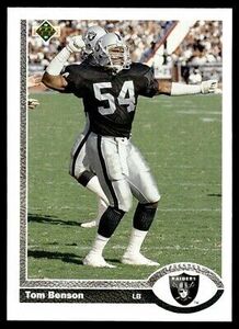 1991 Upper Deck Tom Benson Los Angeles Raiders #558 海外 即決