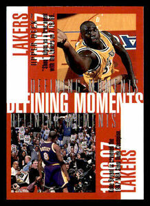 1997-98 Upper Deck #343 Los Angeles Lakers Defining Moments 海外 即決