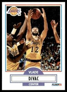 1990-91 Fleer Vlade Divac Rookie Los Angeles Lakers #91 海外 即決