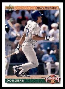 1992 Upper Deck Raul Mondesi Los Angeles Dodgers #60 海外 即決