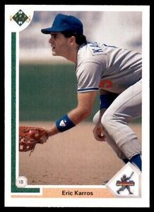 1991 Upper Deck Eric Karros Rookie Los Angeles Dodgers #24 海外 即決