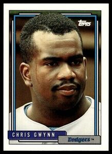 1992 TOPPS CHRIS GWYNN #604 LOS ANGELES DODGERS 2176 海外 即決