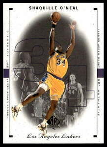 1998 SP Authentic #46 Shaquille O'Neal Basketball Los Angeles Lakers 海外 即決