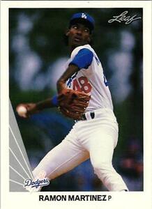 1990 Leaf 147 Ramon Martinez Los Angeles Dodgers 海外 即決