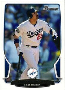 2013 Bowman 176 Adrian Gonzalez Los Angeles Dodgers 海外 即決