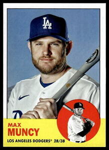 2022 Topps Archives #58 Max Muncy 1963 Design Los Angeles Dodgers 海外 即決