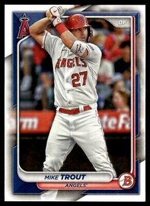 Mike Trout 2024 Bowman Paper P34 #19 Los Angeles Angels 海外 即決