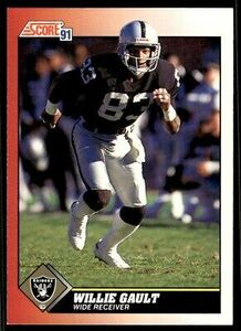 1991 Score Willie Gault Los Angeles Raiders #147 海外 即決