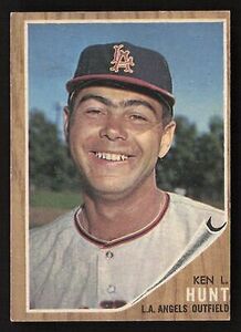 Ken L. Hunt 1962 Topps #68 Los Angeles Angels VG CR |0522 海外 即決