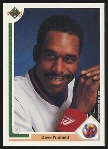 1991 Upper Deck #337 Dave Winfield California Angels 海外 即決