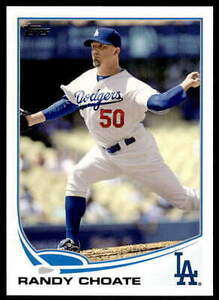 2013 Topps #182 Randy Choate Los Angeles Dodgers Baseball 海外 即決