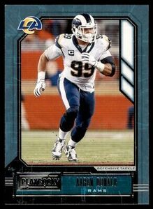 2020 Panini Playbook aaron donald Los Angeles Rams #92 Base 海外 即決