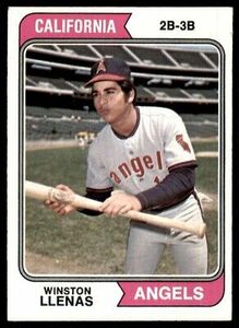 1974 Topps Winston Llenas California Angels #467 海外 即決