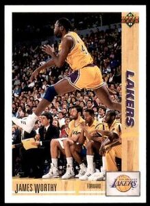 1991-92 Upper Deck James Worthy Los Angeles Lakers #146 海外 即決