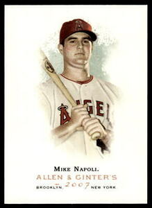 2007 Topps Allen & Ginter Mike Napoli #206 Los Angeles Angels 海外 即決