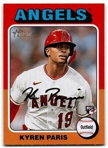 2024 Topps Heritage Kyren Paris Rookie Los Angeles Angels #447 海外 即決