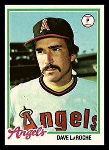 1978 Topps Dave LaRoche California Angels #454 VG-EX Vintage 海外 即決