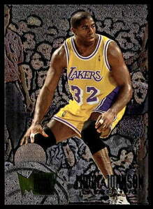 1995 Metal #161 Magic Johnson Basketball Los Angeles Lakers 海外 即決