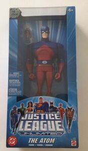 Justice League Unlimited The Atom 10" Action Figure - Mattel 2005 New Sealed 海外 即決