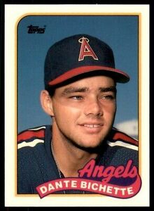 1989 Topps Dante Bichette Rookie California Angels #761 海外 即決