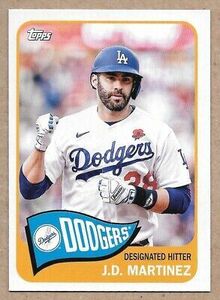 2023 Topps Archives #106 J.D. Martinez Los Angeles Dodgers 海外 即決