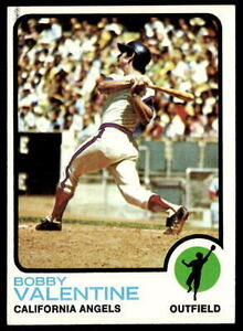 1973 Topps #502 Bobby Valentine BASEBALL California Angels 海外 即決