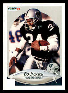 1990 Fleer #256 Bo Jackson Los Angeles Raiders 海外 即決